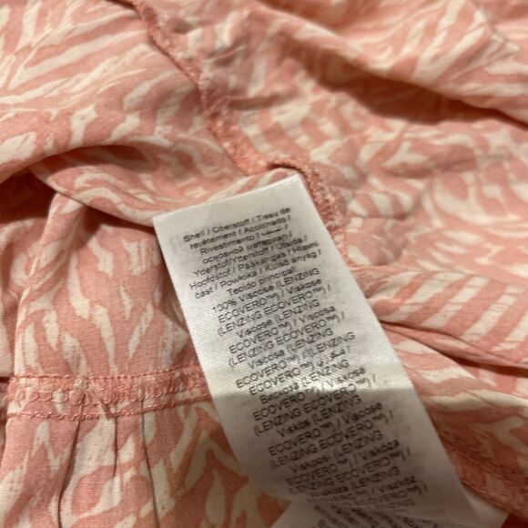 Saint Tropez EdaSz Swim Coverup Dress Small Orange Peach - Picture 10 of 15